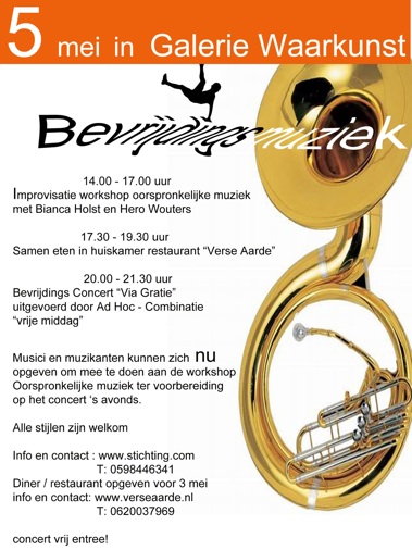 affiche bevrijdingsmuziek